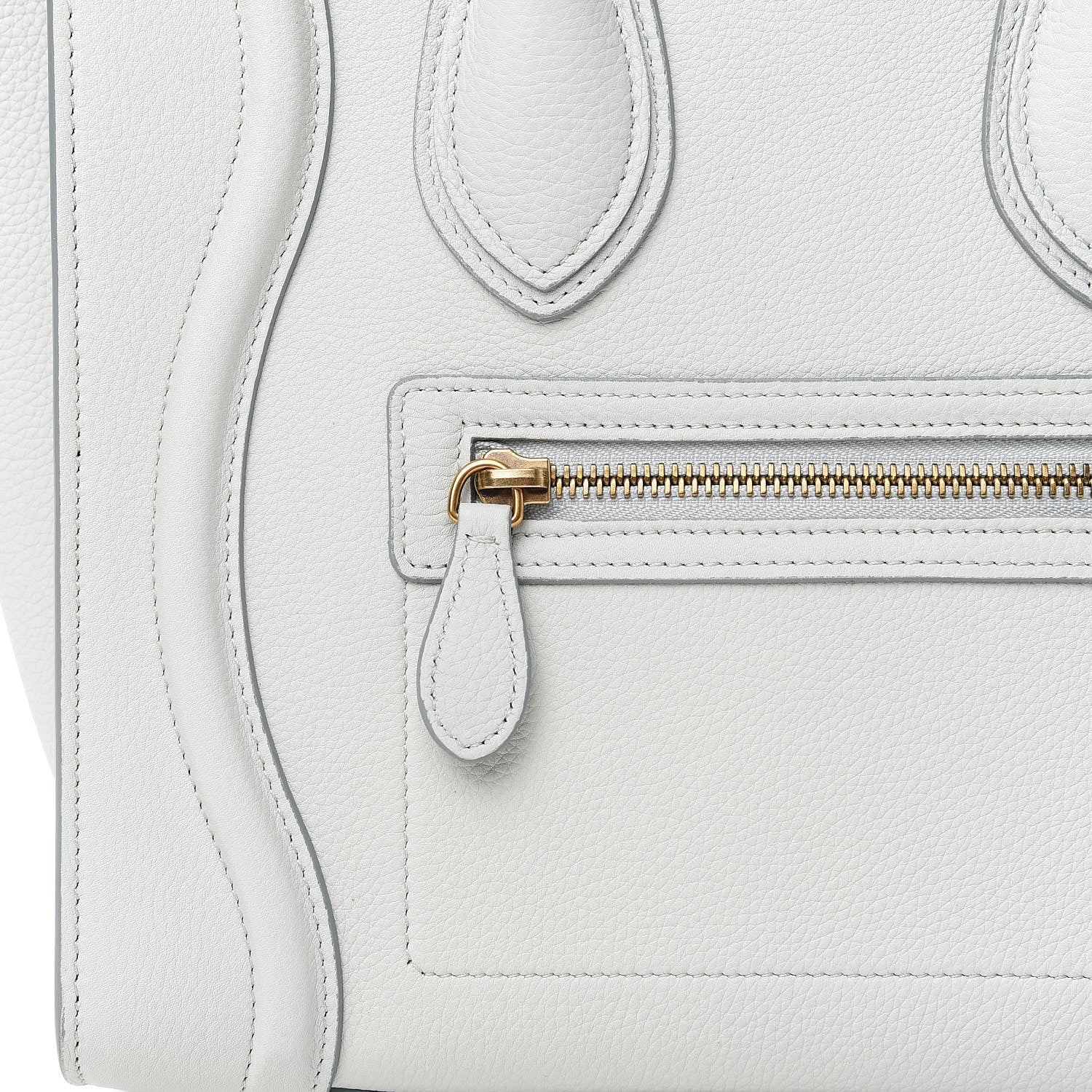 Celine Drummed Calfskin Micro Luggage Jade 11 of 12