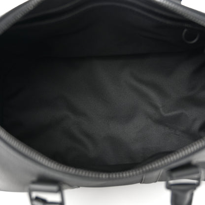 Louis Vuitton Grained Calfskin Aerogram Keepall Bandouliere 40 Black 4 of 16