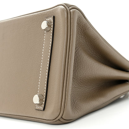 Hermes Taurillon Novillo Birkin 25 Etoupe 9 of 11