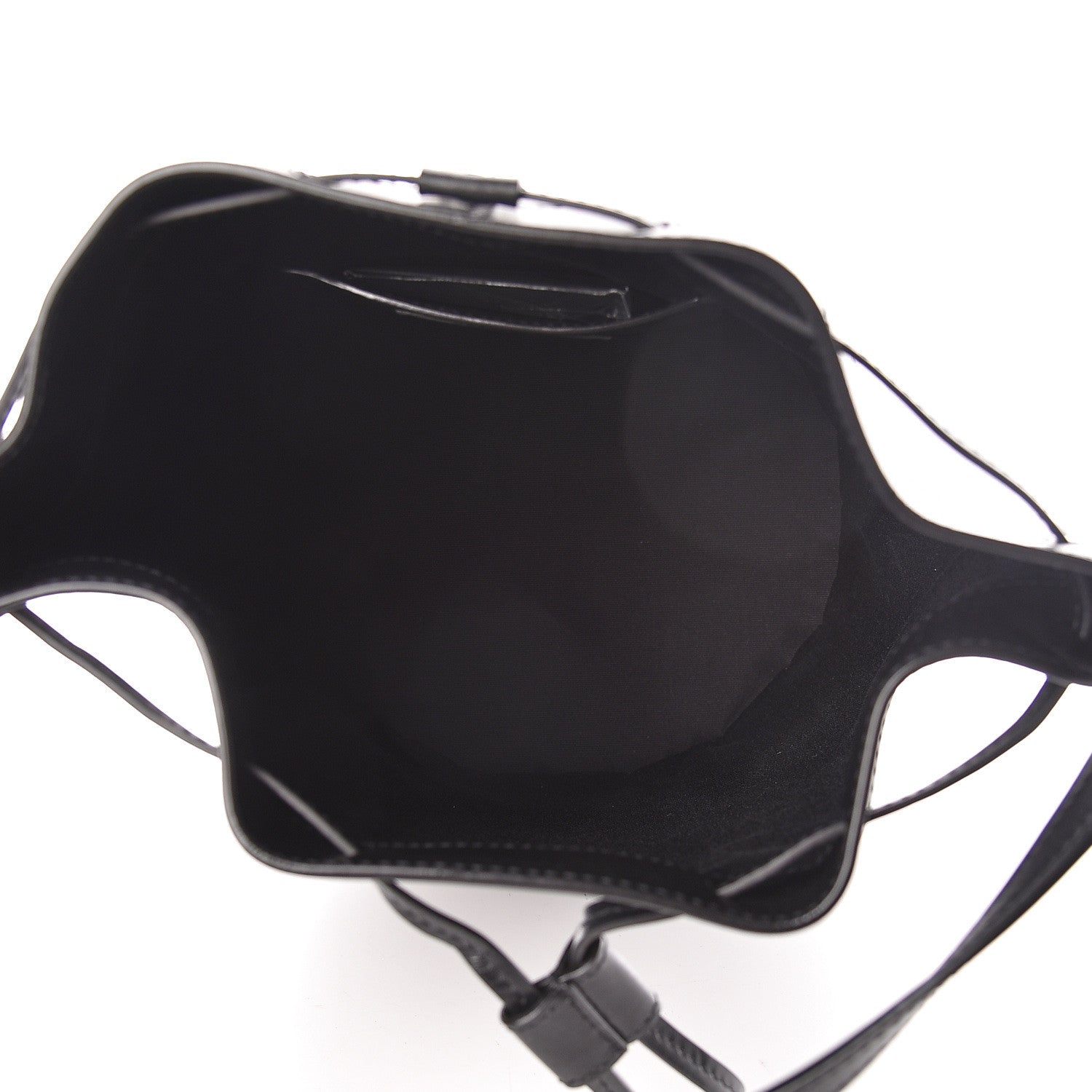 Saint Laurent Smooth Calfskin Medium Talitha Bucket Bag Black 5 of 10