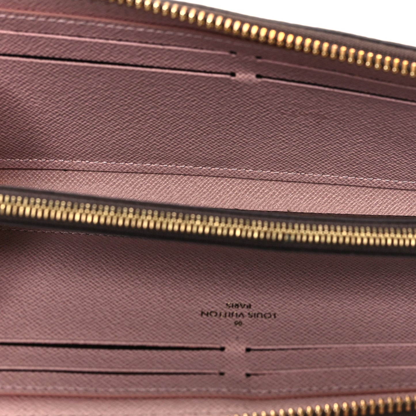 Monogram Clemence Wallet Rose Ballerine