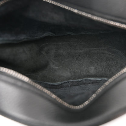 The Row Grained Calfskin Small Slouchy Banana Bag Black 5 of 11