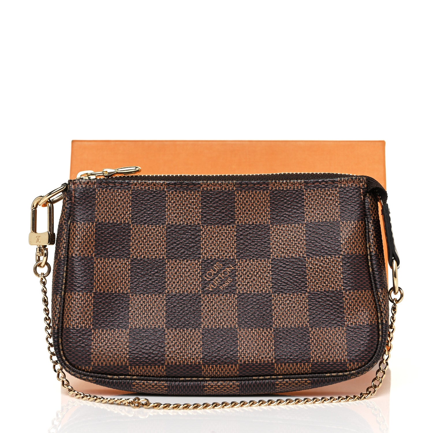 Louis Vuitton Damier Ebene Mini Pochette Accessories 9 of 9