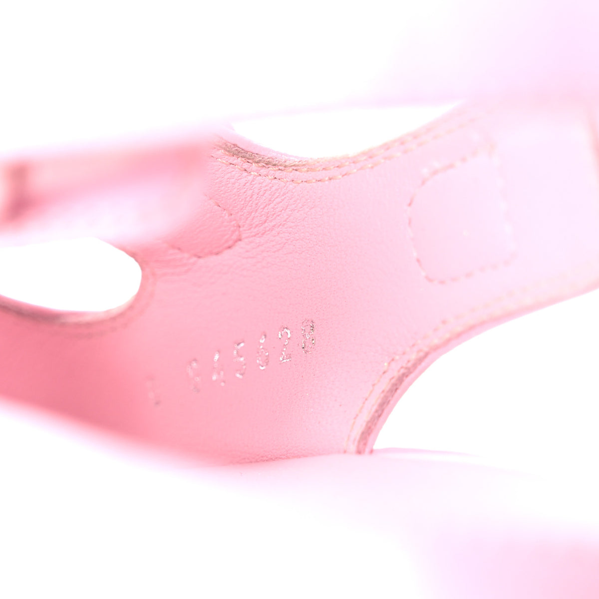 Chanel Lambskin Crystal CC Velcro Dad Sandals 35.5 Light Pink 9 of 10