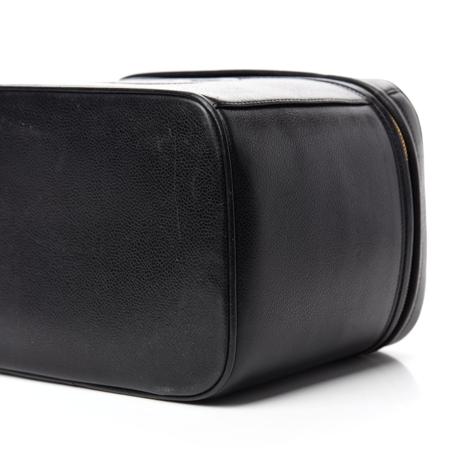 Chanel Caviar CC Vanity Train Case Black 7 of 10