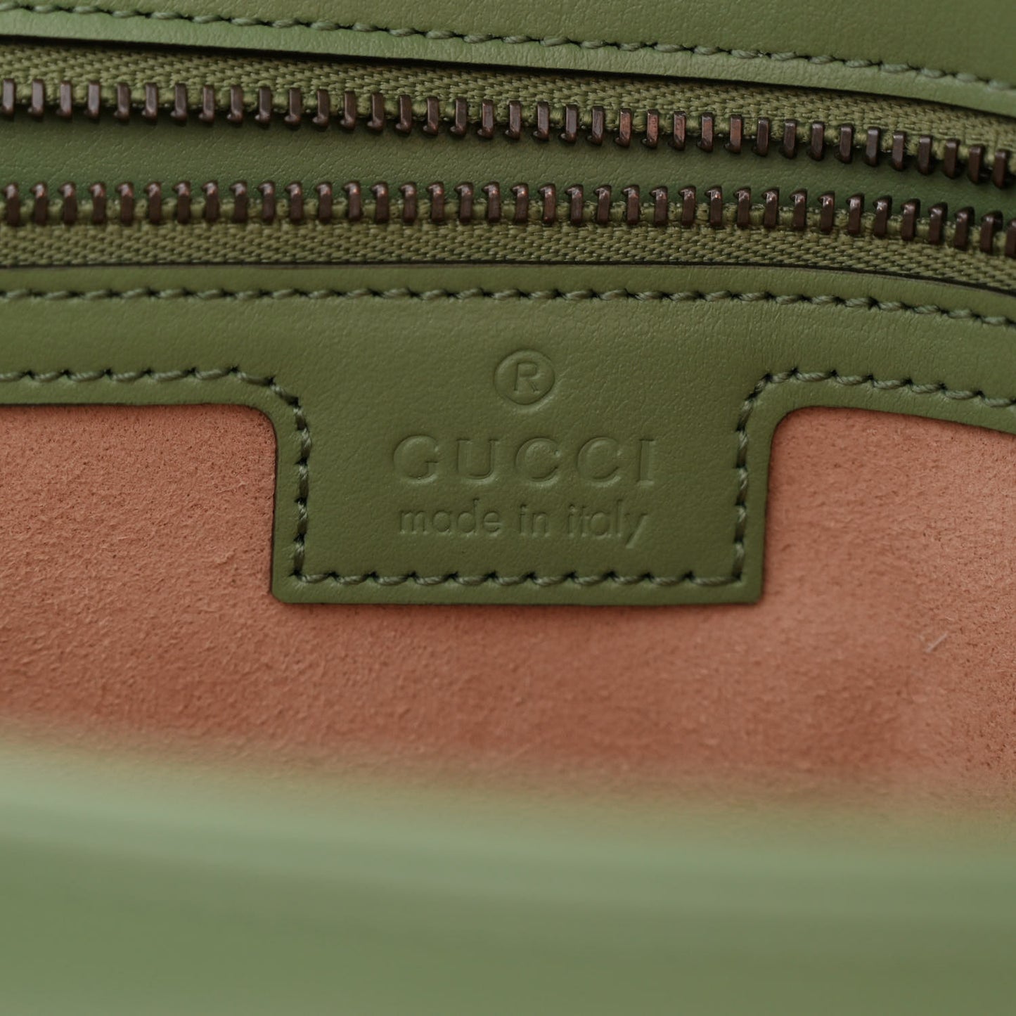 Calfskin Matelasse Small GG Marmont Shoulder Bag Salamander Green