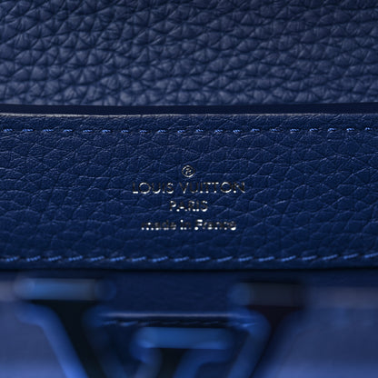 Louis Vuitton Taurillon Capucines Mini Blue 6 of 8