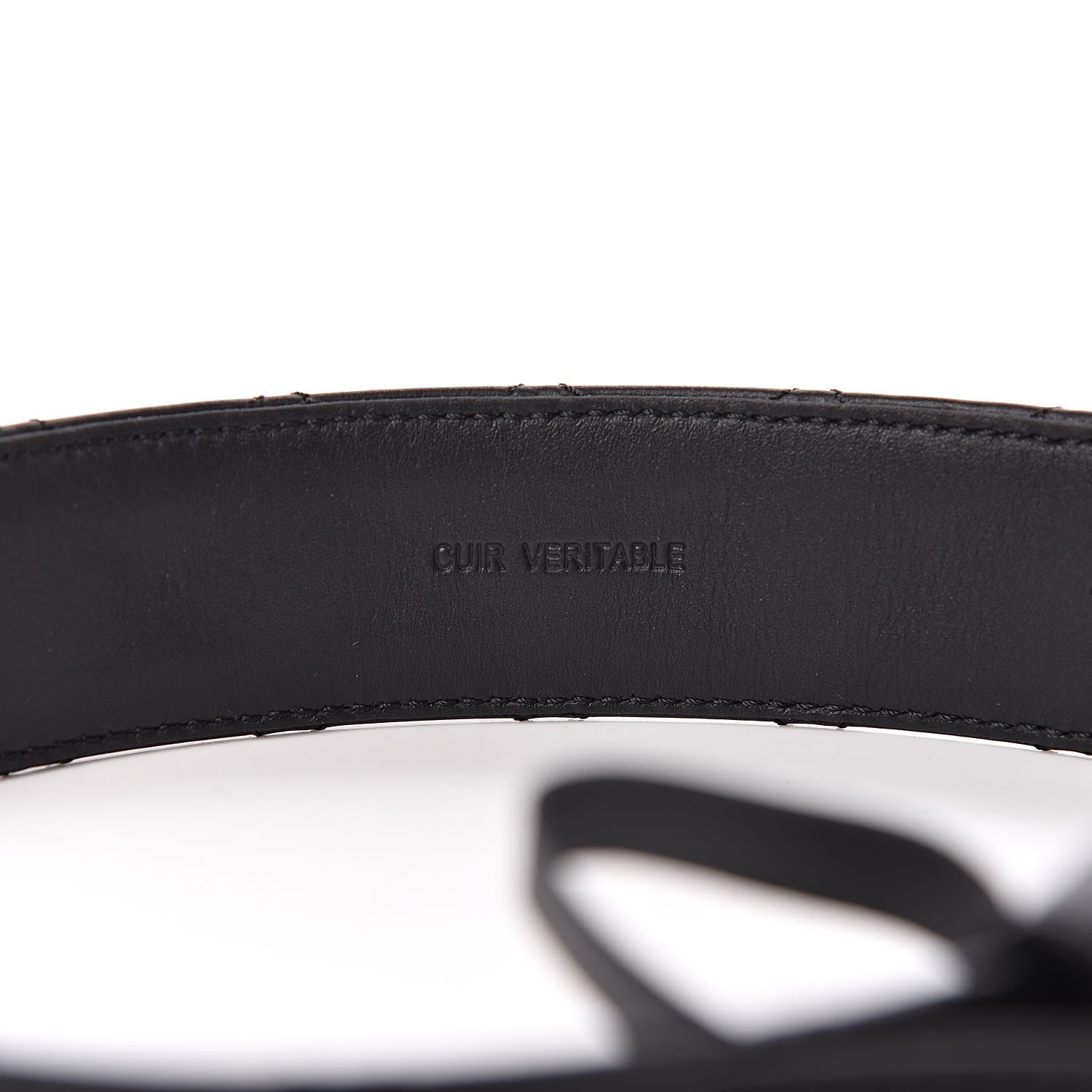 Chanel Lambskin Quilted CC Chain Belt 95 38 Black 4 of 8