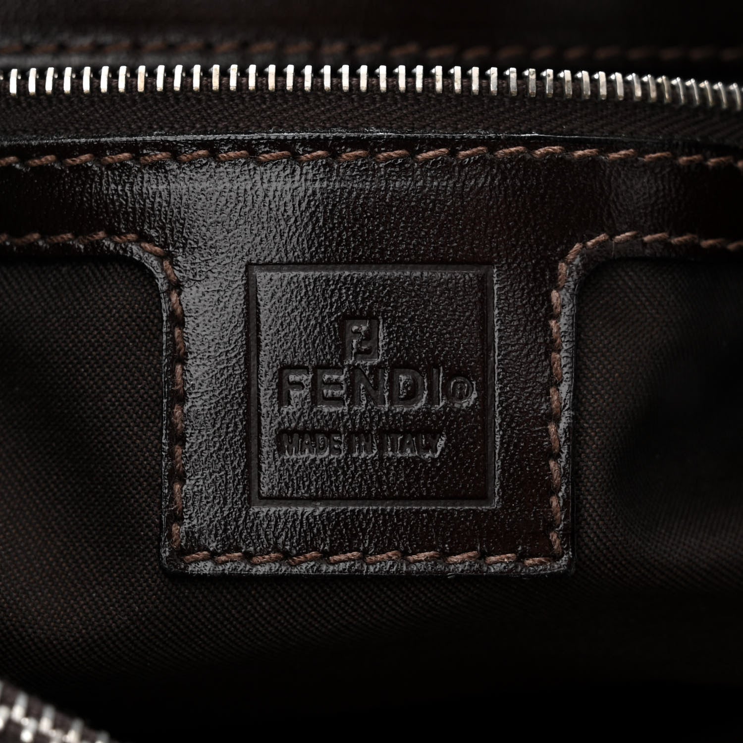 Fendi Zucca Shoulder Bag Tobacco 7 of 10