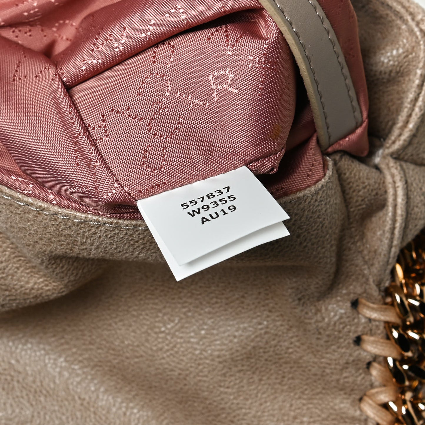 Shaggy Deer Falabella Mini Crossbody Bag Sand