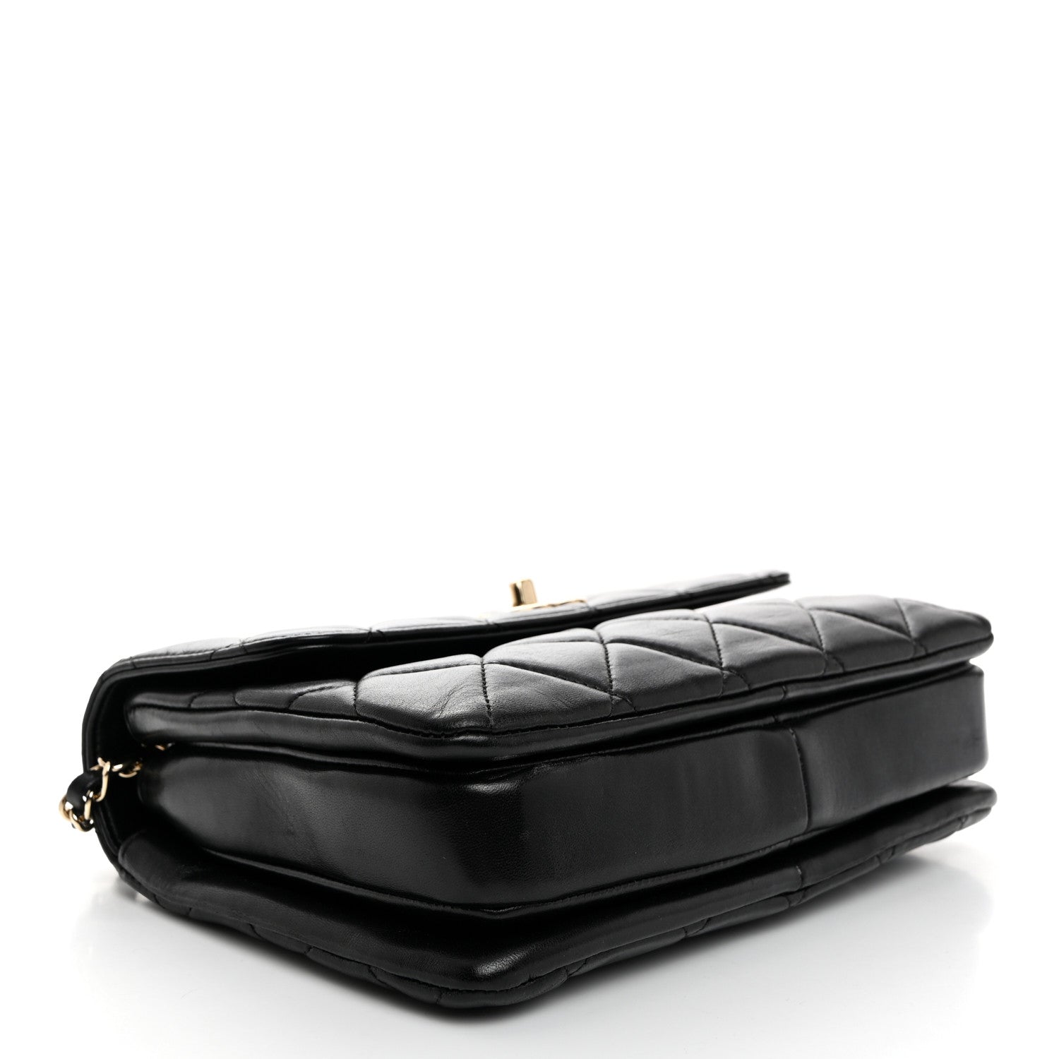 Chanel Lambskin Quilted Small Trendy CC Dual Handle Flap Bag Black 4 of 9