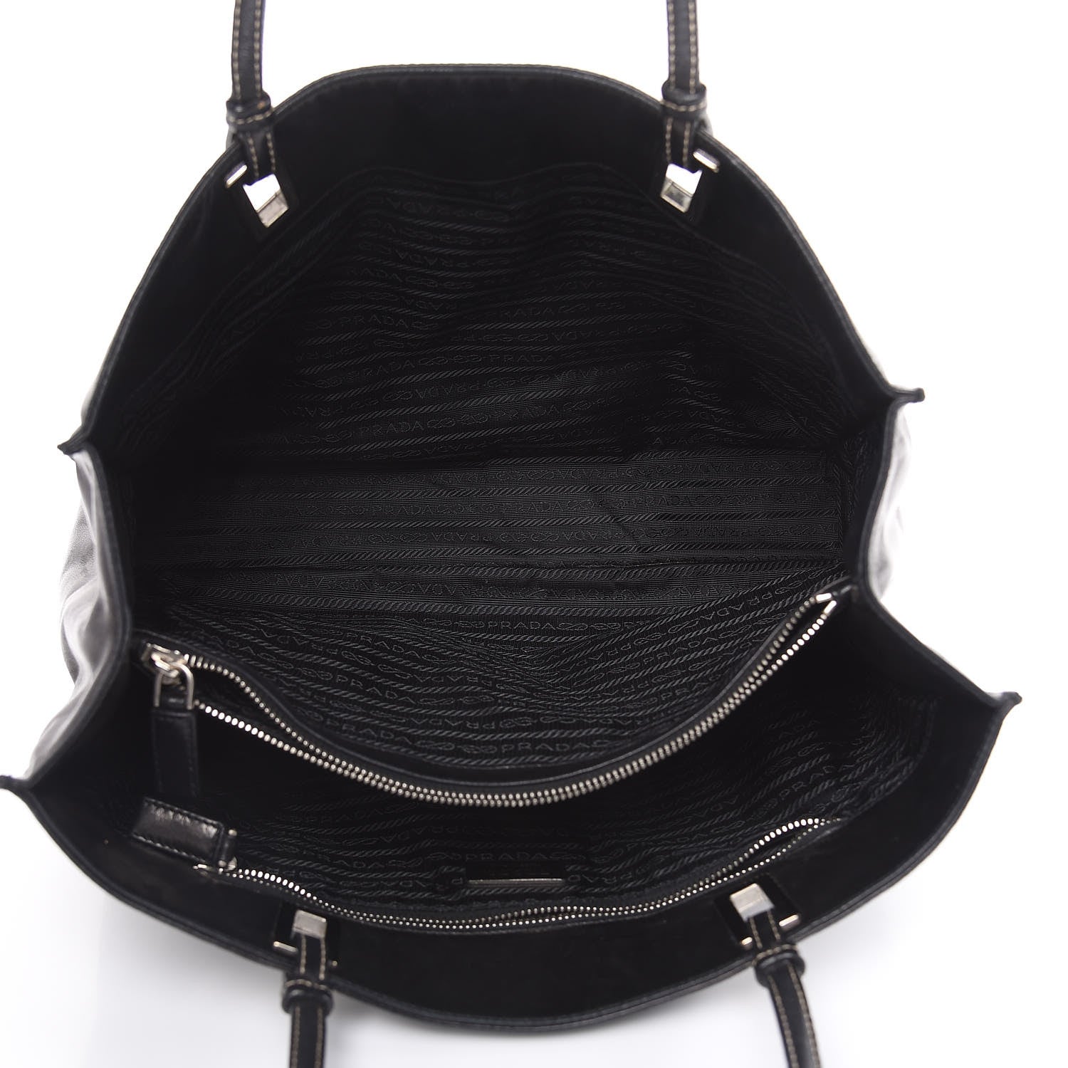 Prada Nappa Shoulder Bag Black 5 of 15