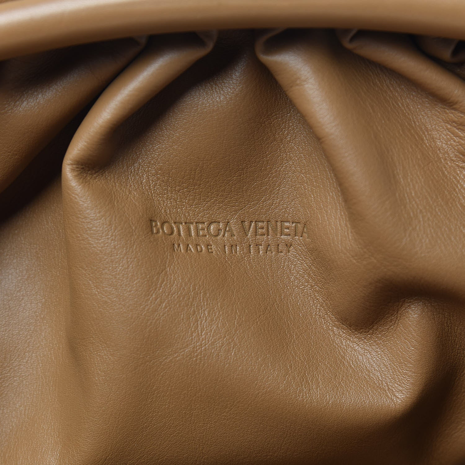 Bottega Veneta Smooth Butter Calf The Pouch Oversized Clutch Cammello 6 of 11