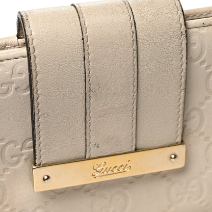 Gucci Guccissima Ladies Web Long Wallet Off White 12 of 18