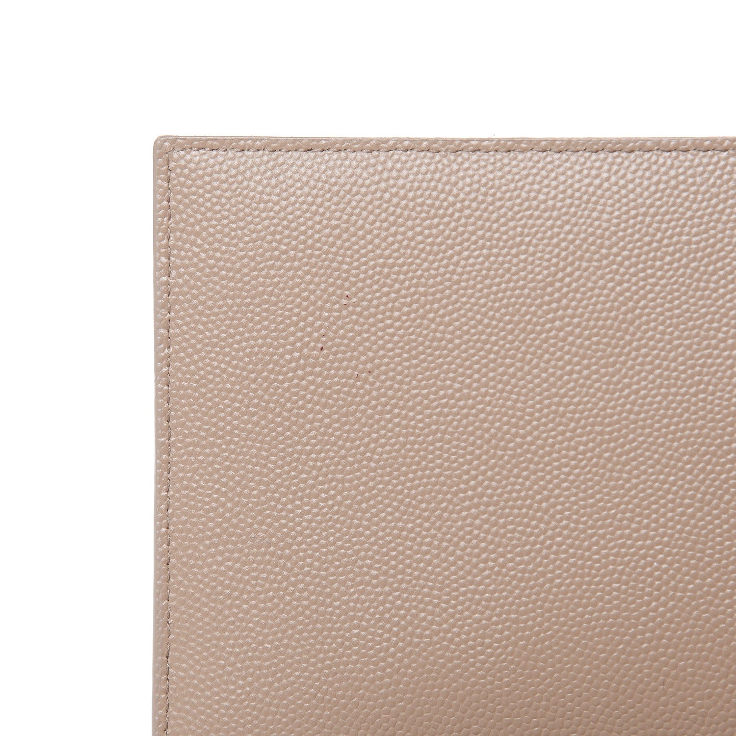 Saint Laurent Grain De Poudre Monogram Chain Wallet Dark Beige 10 of 14