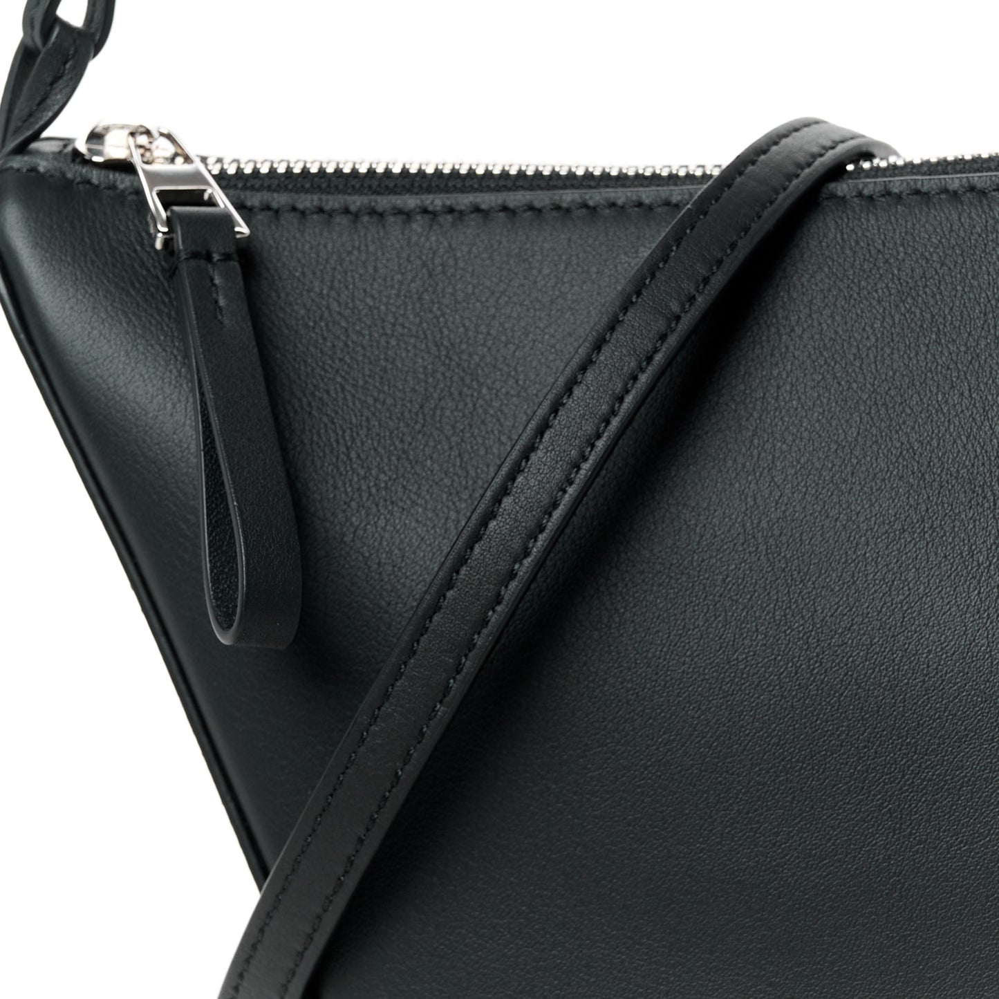 Calfskin Mini Hammock Hobo Black