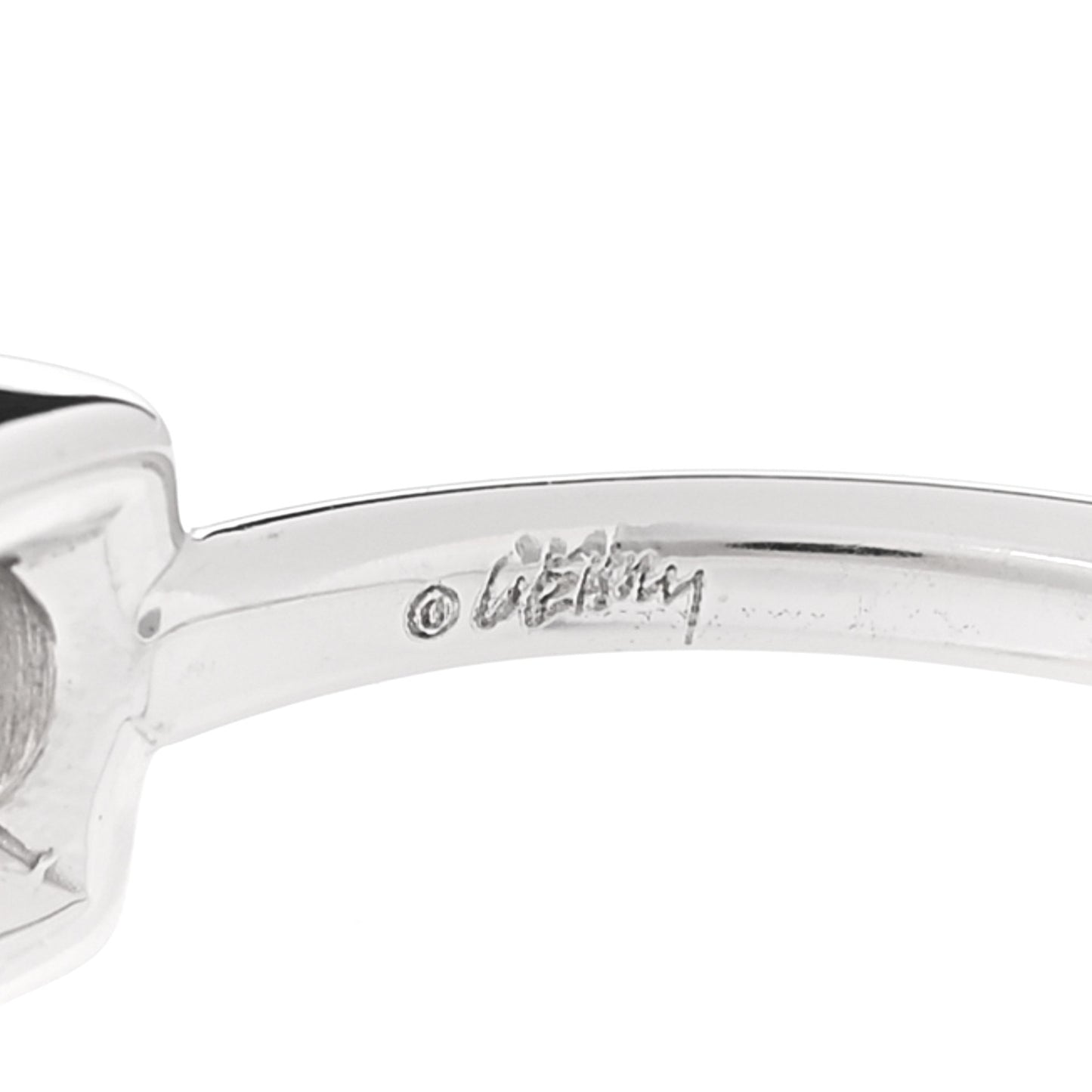 18K White Gold Diamond .17ct Frank Gehry Torque Ring 50 5.25