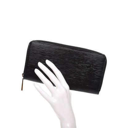 Louis Vuitton Epi Zippy Wallet Black 2 of 8