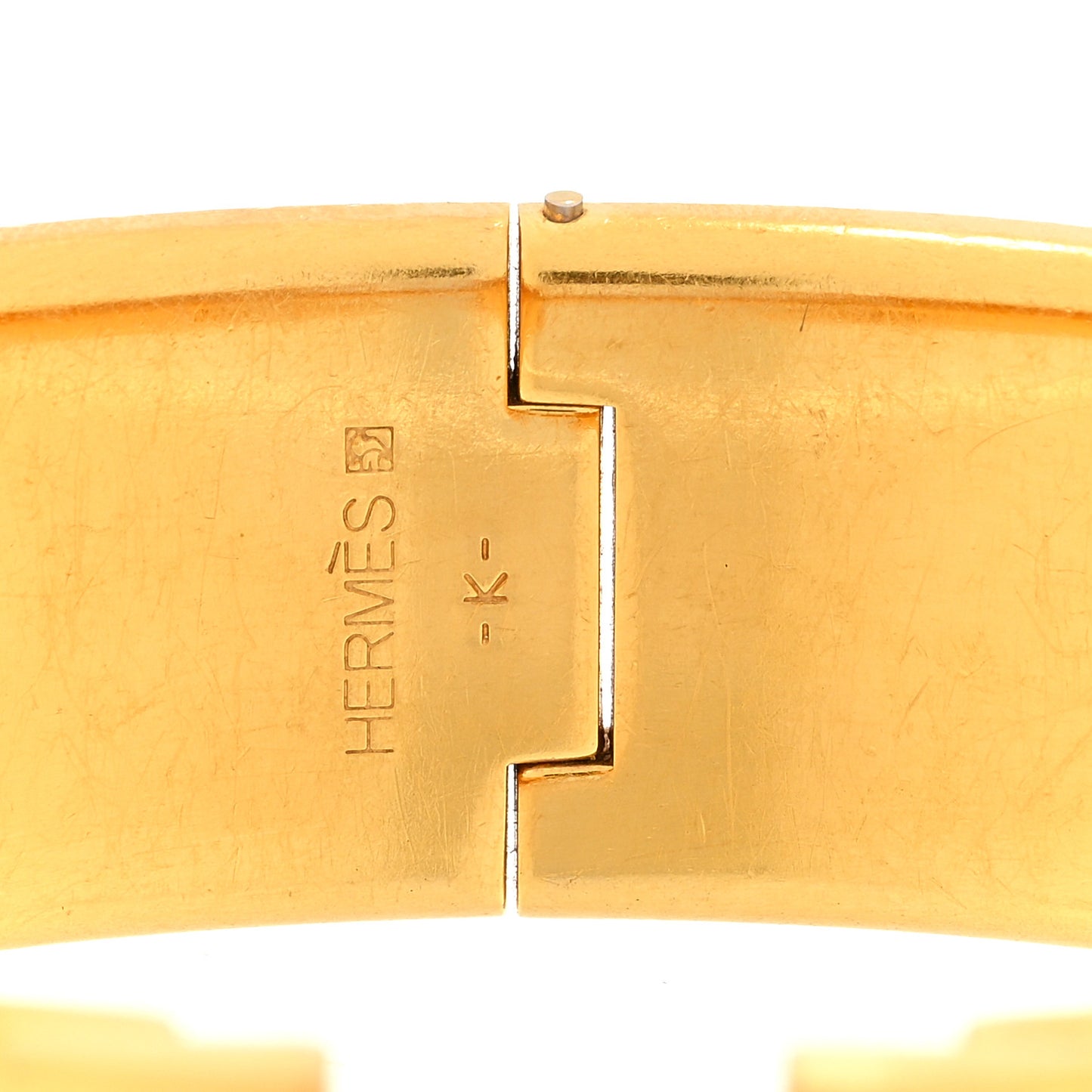 Enamel Wide Clic Clac H Bracelet PM Red
