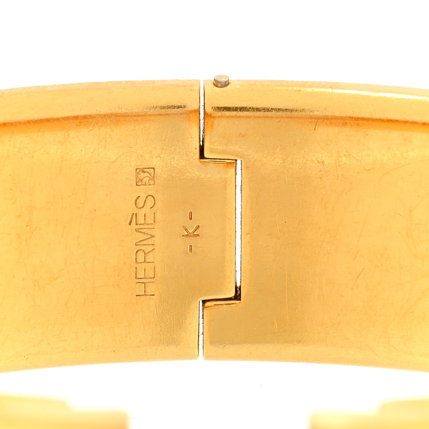 Hermes Enamel Wide Clic Clac H Bracelet PM Red 3 of 3