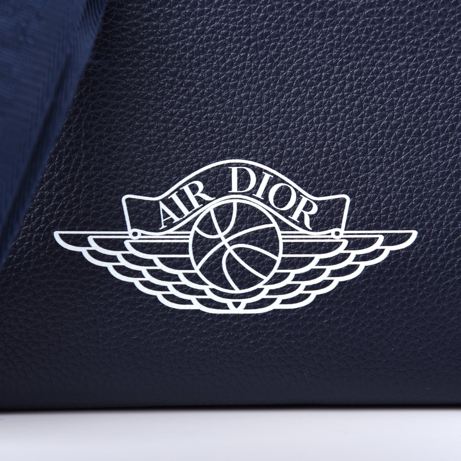 Christian Dior X AIR JORDAN Grained Calfskin Crossbody Blue 10 of 11