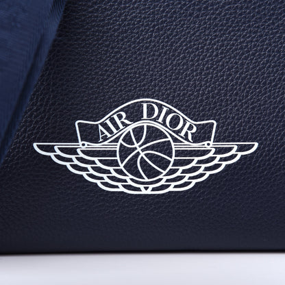 Christian Dior X AIR JORDAN Grained Calfskin Crossbody Blue 10 of 11