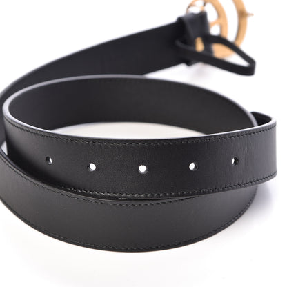 Gucci Calfskin Double G 30mm Belt 80 32 Black 5 of 6