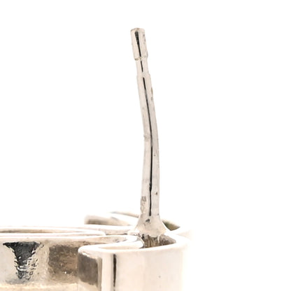 Chanel Crystal CC Starfall Earrings Silver 5 of 6