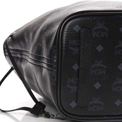 MCM Visetos Medium Liz Reversible Shopper Tote Black 10 of 16