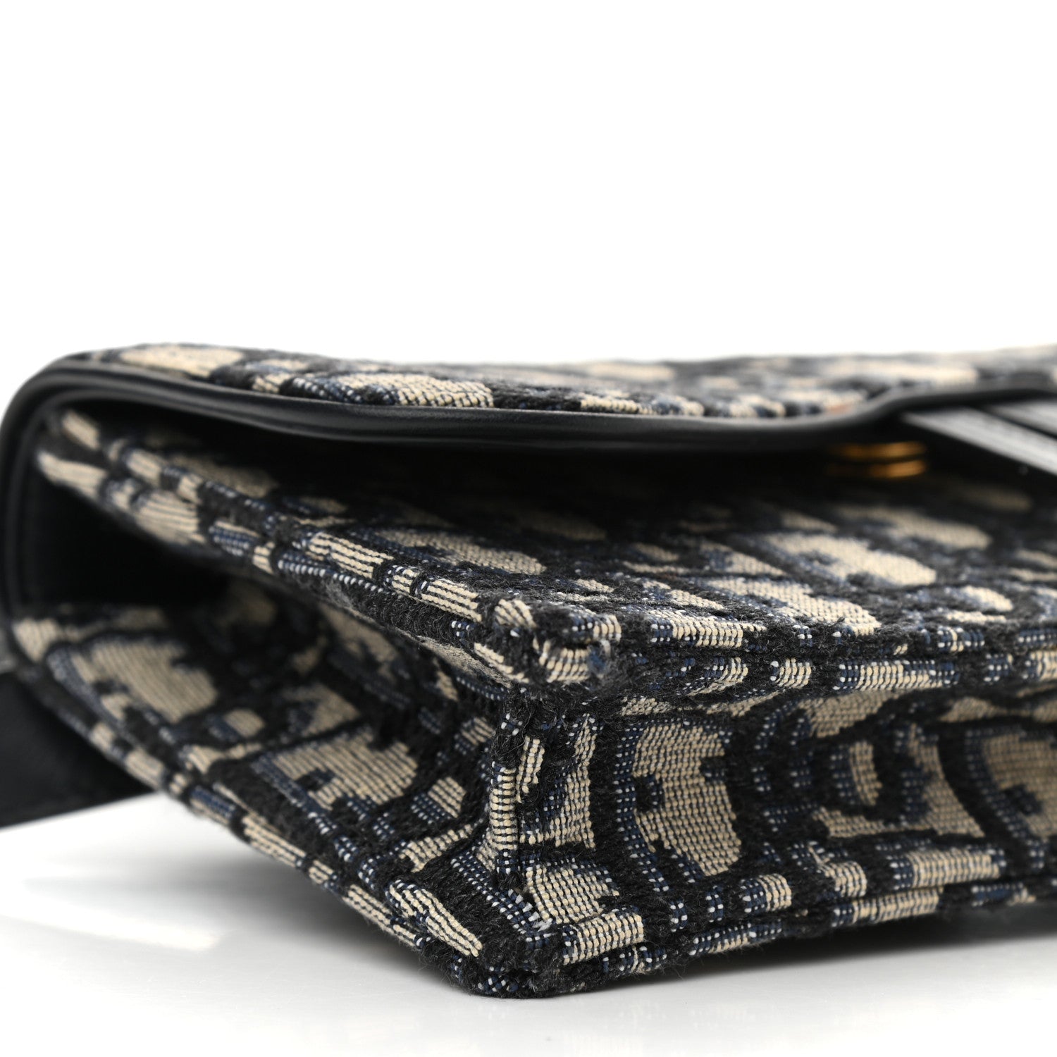 Christian Dior Oblique Saddle Belt Bag Blue 9 of 10