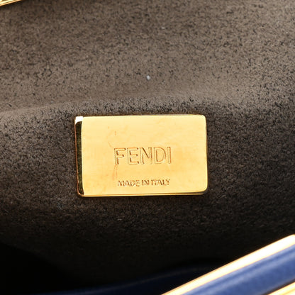 Fendi Shiny Nappa Micro Peekaboo Iconic Satchel Bluette 7 of 16