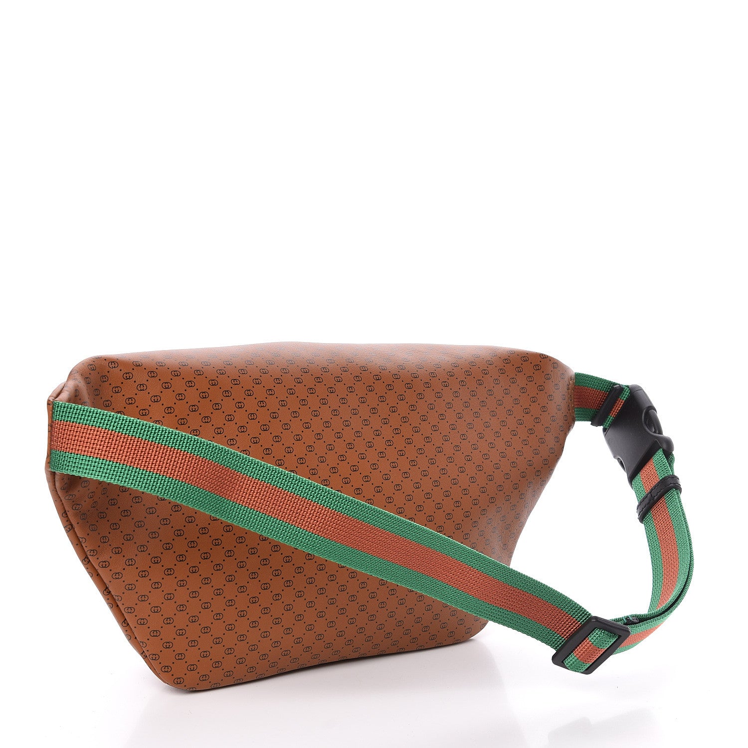 Gucci X DAPPER DAN Calfskin GG Micro Monogram Belt Bag Brown 3 of 11