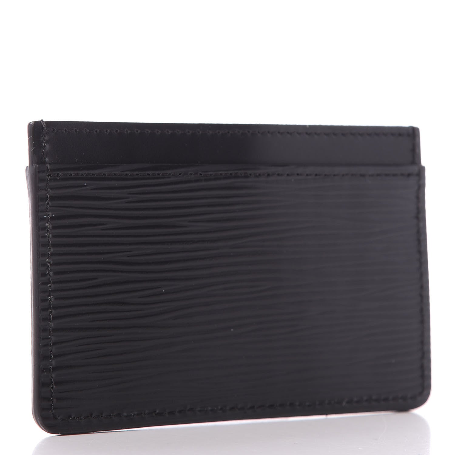 Louis Vuitton Epi Card Holder Black 3 of 10