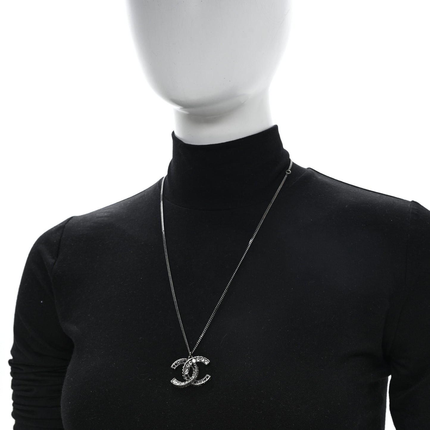 Crystal Ruthenium CC Necklace