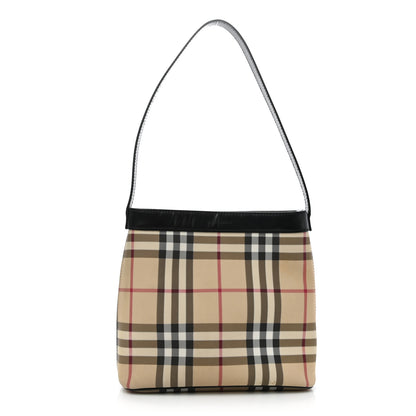 Burberry Prorsum House Check Shoulder Bag Black 1 of 9