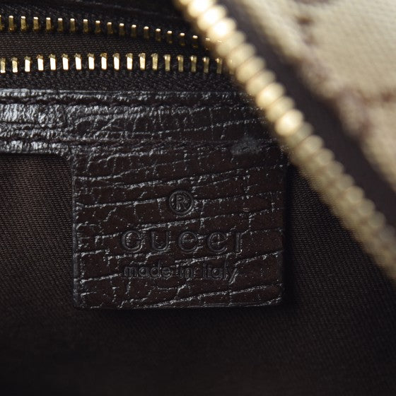 Monogram Medium Horsebit Chain Hobo Dark Brown