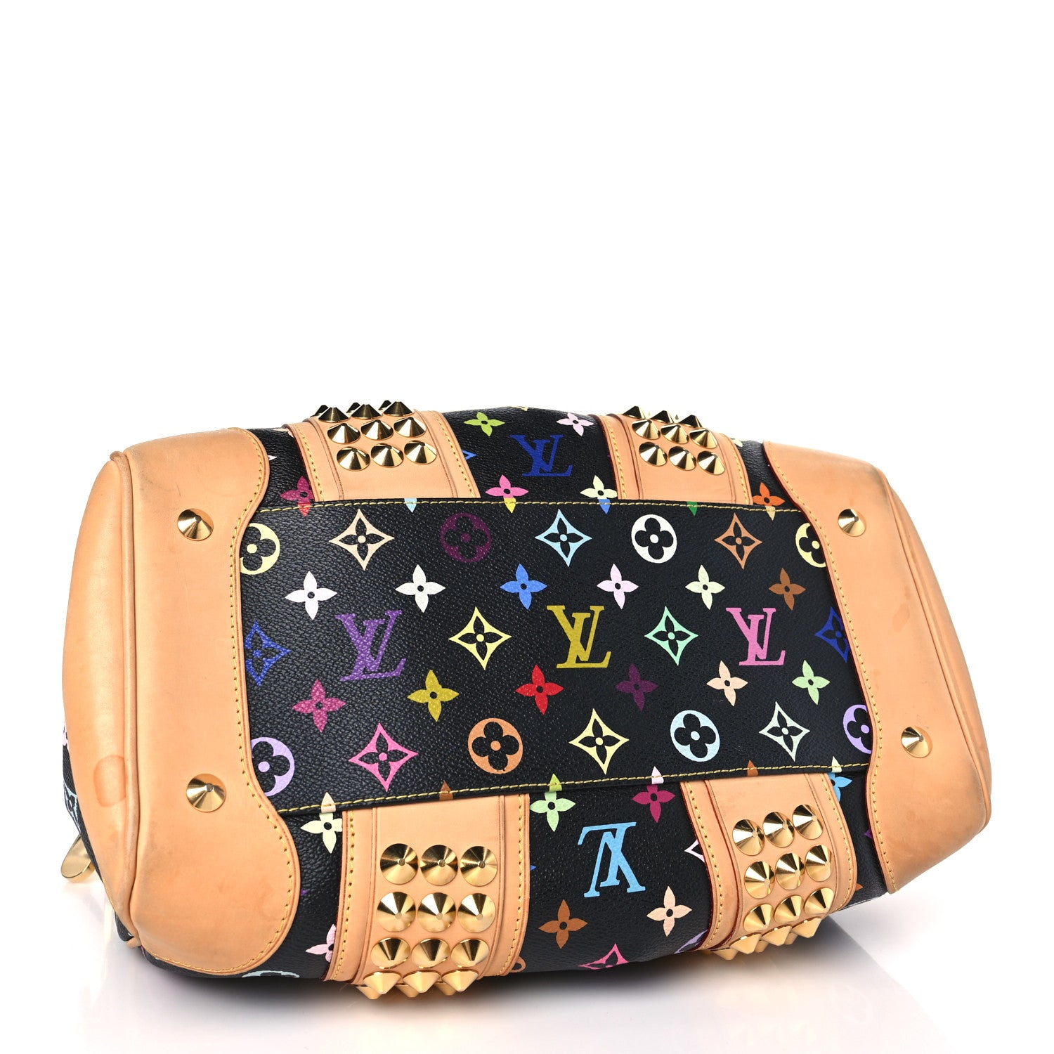 Louis Vuitton Monogram Multicolor Courtney MM Black 4 of 9