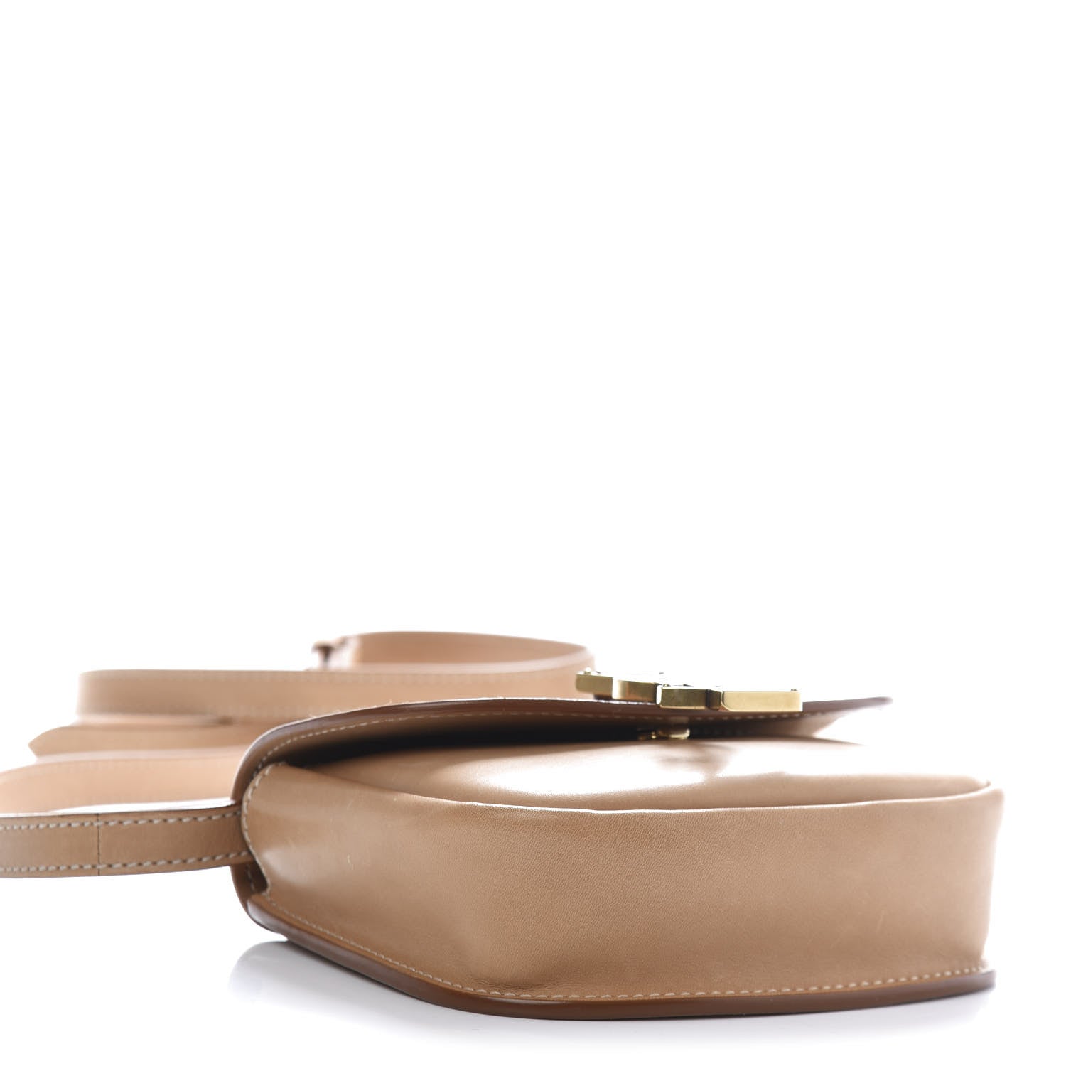 Saint Laurent Smooth Calfskin Mini Classic Monogram Kaia Satchel Tan 4 of 14