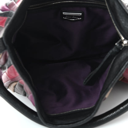 Miu Miu Nappa Large Patchwork Tote Amarena 5 of 13