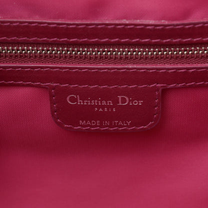 Christian Dior Coated Canvas Cannage Medium Panarea Tote Raspberry 6 of 12