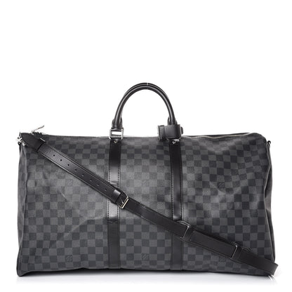 Louis Vuitton Damier Graphite Keepall Bandouliere 55 1 of 7