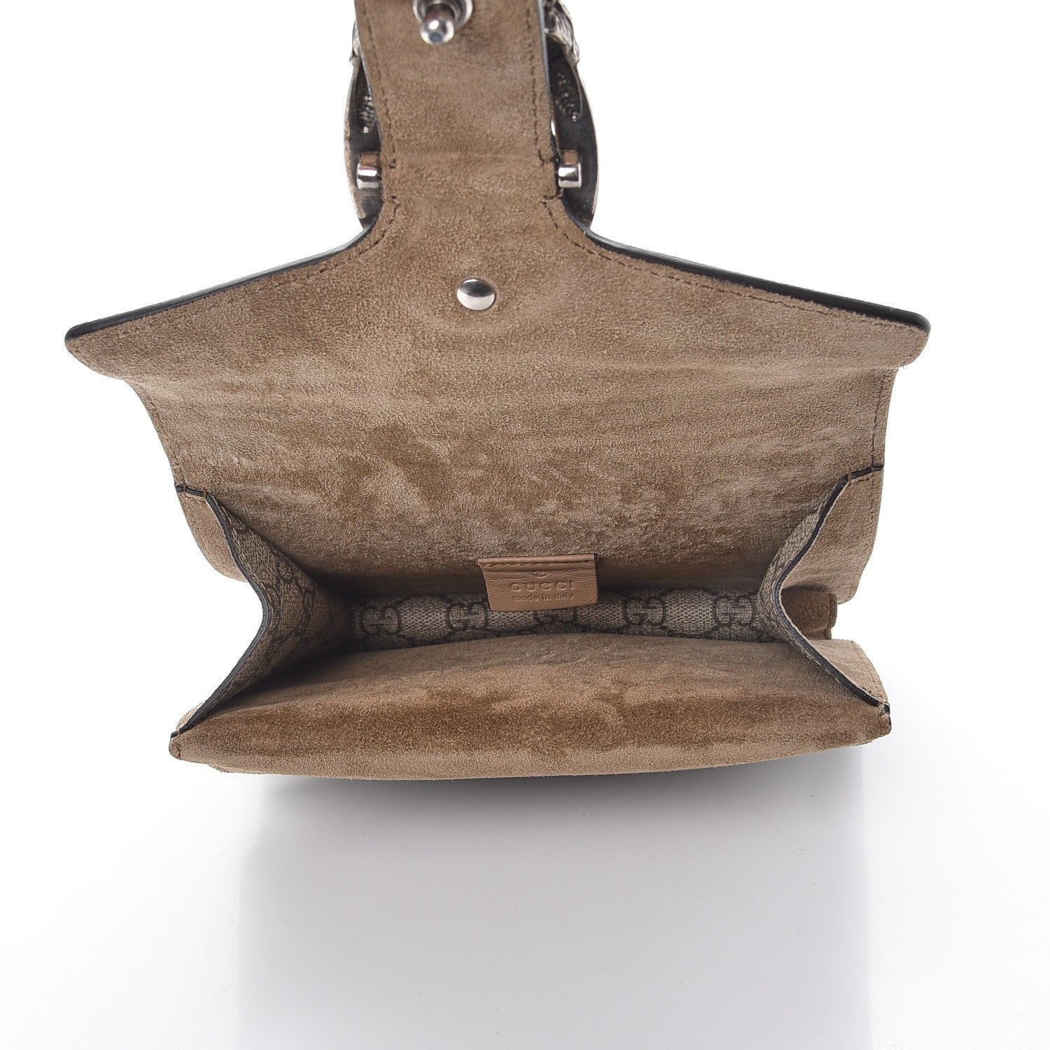Gucci GG Supreme Monogram Mini Dionysus Shoulder Bag Taupe 6 of 12