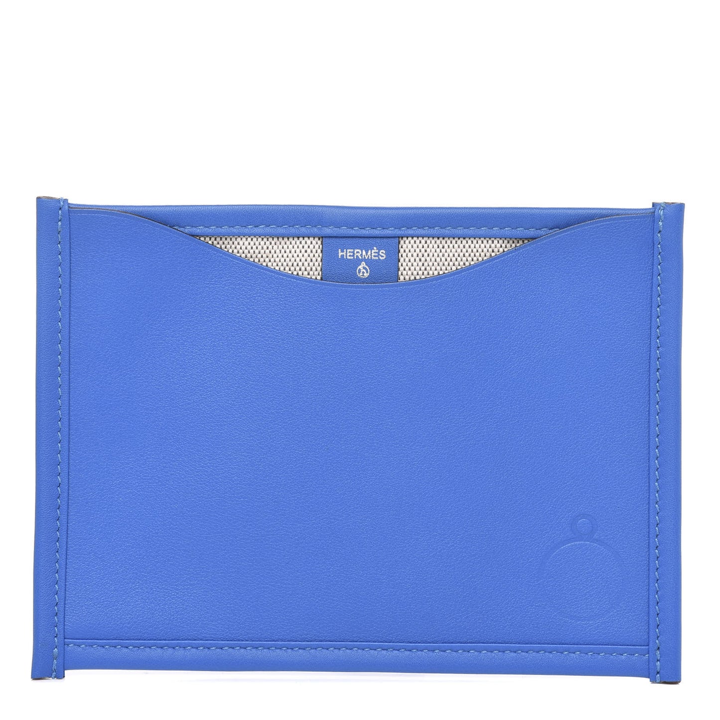 Swift Toile Petit H Passport Holder Bleu Frida