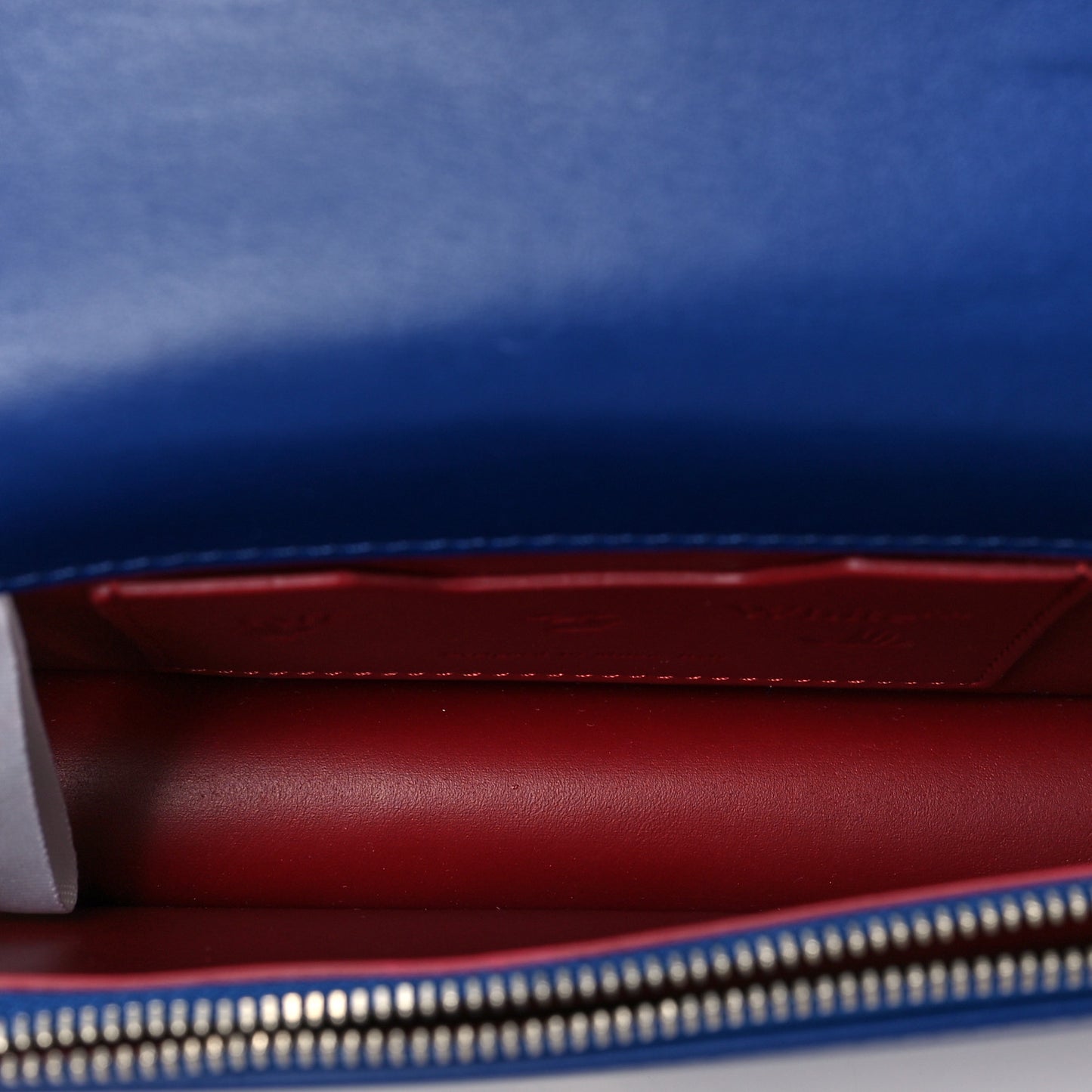 Calfskin Jitney 0.5 Crossbody Bag Blue