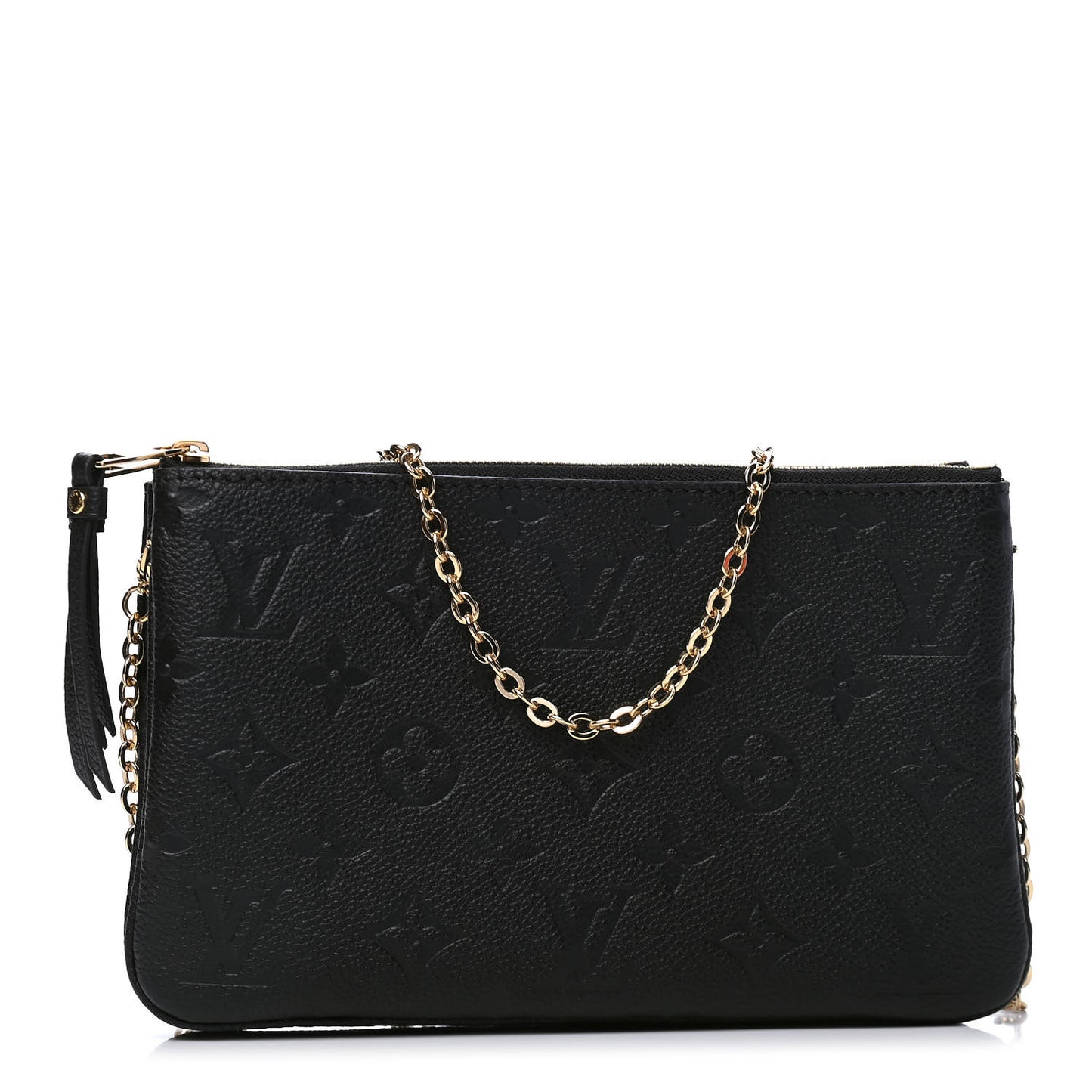 Empreinte Double Zip Pochette Black