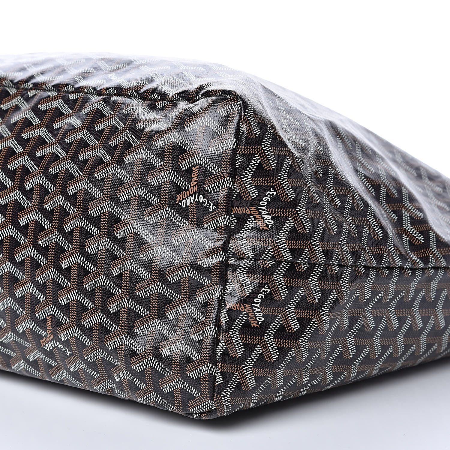Goyard Goyardine Saint Louis GM Black Gold 10 of 12