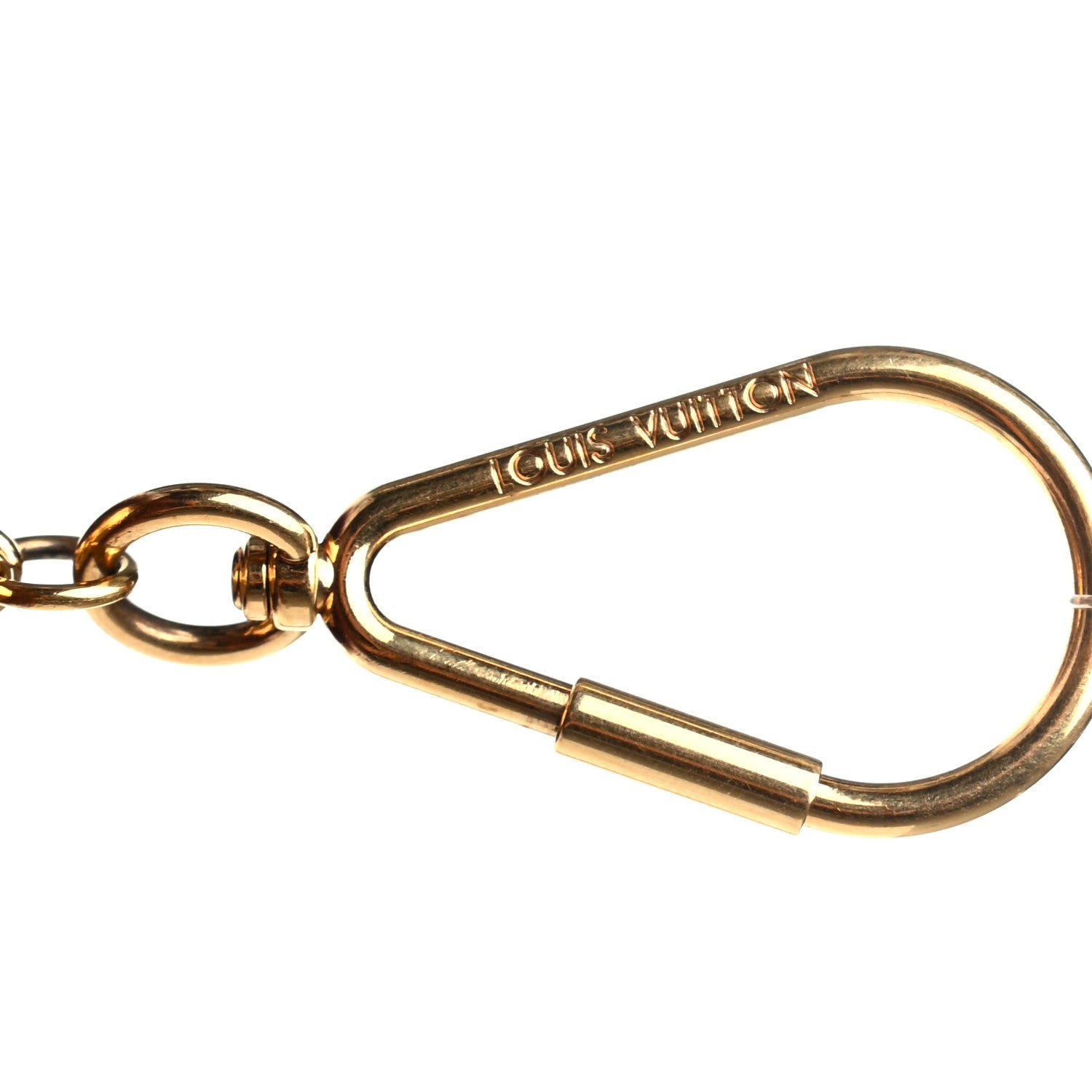 Louis Vuitton Fox Fur Fuzzy V Bag Charm Amarante 4 of 5