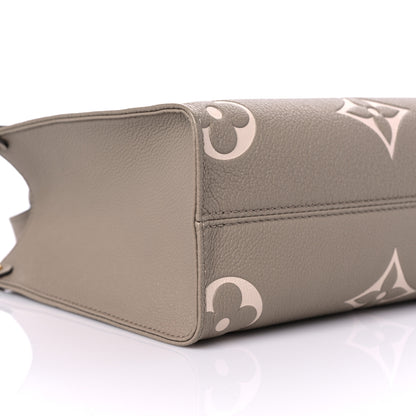 Louis Vuitton Empreinte Monogram Giant Onthego PM Tourterelle Creme 7 of 9