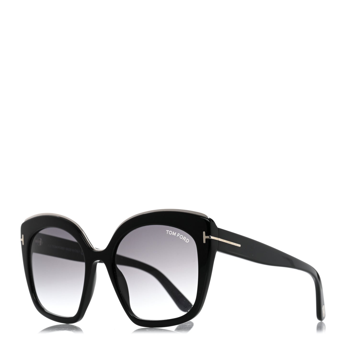 Acetate Chantalle Butterfly Sunglasses TF944 Black