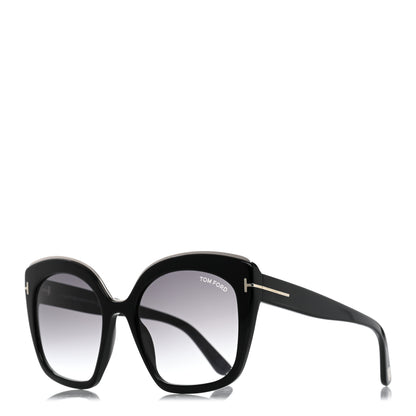 Tom Ford Acetate Chantalle Butterfly Sunglasses TF944 Black 1 of 9